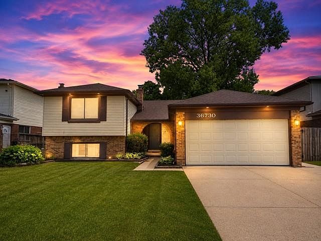 Front exterior of 36730 Engleside Dr, Sterling Heights, MI 48310